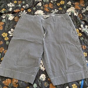 Liz Claiborne Women's Striped Gray Shorts